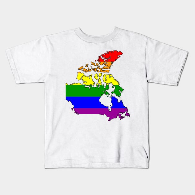 Canada Pride! Kids T-Shirt by somekindofguru